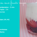 Faux tiramisu aux fruits rouges... parce que light!