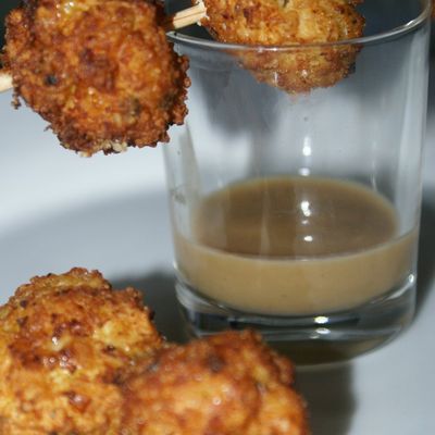 Boulettes de poulet au Comté
