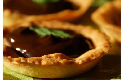 Mini tartelettes choco-menthe