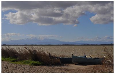 Etang de Canet et ses barques