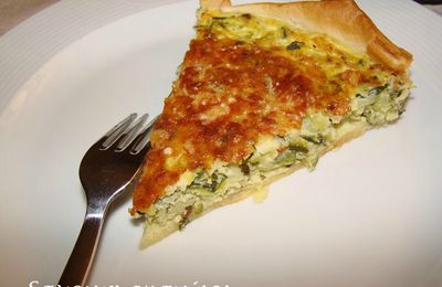 Tarte de courgettes et feta