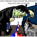 Sarkozy prend une lecon de siphonnage: fallait pas avaler!