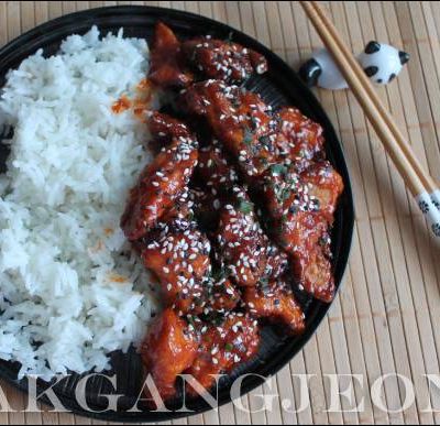 Poulet frit coréen, Dakgangjeong...