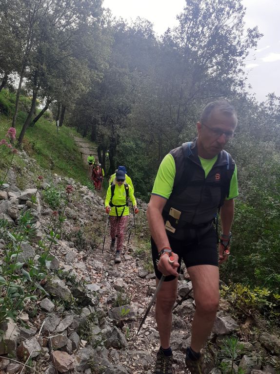 13km dans les collines de Flassans pour 13 sportifs 