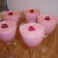 Mousse aux fraises.