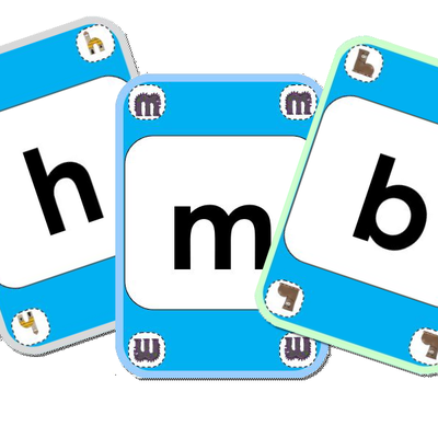 Connaître les lettres et le son qu’elles produisent : Le jeu des lettres.