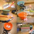 baker's twine pompoms tutorial