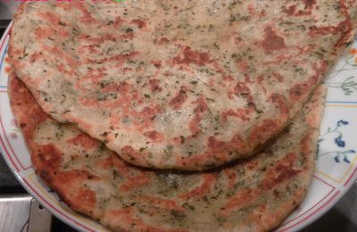 PARATHAS DE POMMES DE TERRE CORIANDRE ET CUMIN