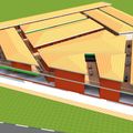  Chantier: un marché en construction à Etoug-Ebé 