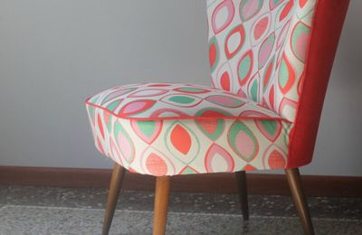 Fauteuil Cocktail 50'S Argos Rose