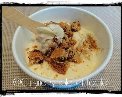 Glace aux cookies sans sorbetière