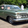 La Chevrolet impala sport hardtop sedan de 1959 (Retrorencard)c
