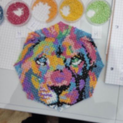 Patron tissage danois lion