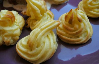 Filet mignon à la moutarde, pommes de terre Duchesse