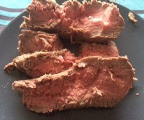 Rôti de boeuf sauce aux champignons à l'autocuiseur