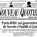Gouvernement provisoire de la Savoie en exil à Genève.