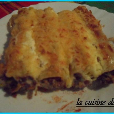 Cannelloni viande hachée