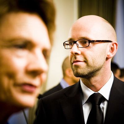 19h - Arrivée de Catherine Lalumière et de Frédéric Fougerat