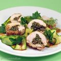 Blancs de poulet farcis aux herbes 