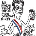 Les français passent plus de 2h... - par juin - Charlie Hebdo 26 février 2020