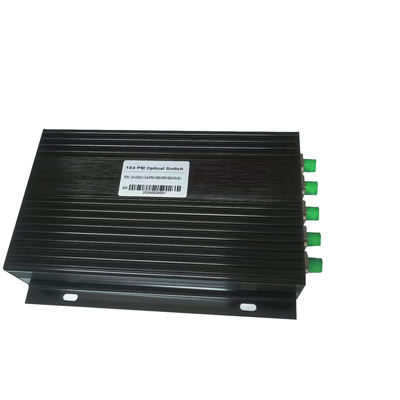 Module de commutation optique 1x4 à maintien de polarisation contrôlé par RS232 : composant essentiel pour un contrôle précis du trajet optique.