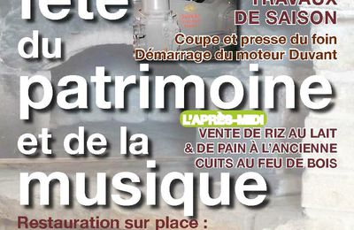 POULDREUZIC SAMEDI 20 JUIN 2015 - FETE DU PATRIMOINE ET DE LA MUSIQUE ESPACE GUICHAOUA 