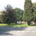 Rond-point à Mehagne (Belgique)