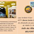 Annonce de la 42ème Bourse Toutes Collections, le 28 janvier 2018 à Belfort