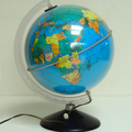 Déco ... MAPPEMONDE (1972) * Globe lumineux 