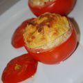 Tomates soufflées au chèvre