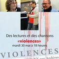 "Violences", textes et chansons ce soir à Nevers :
