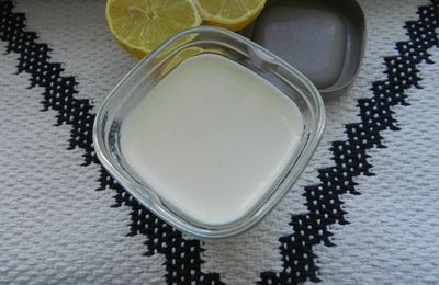 yaourts au citron % au lait concentré