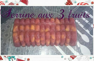 Terrine aux 3 fruits 