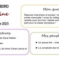 Carnet de bord, du 08 au 14 novembre 2023