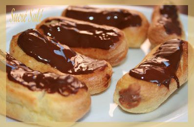 Mini-éclairs au chocolat