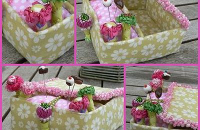 Mini boîte fleurs