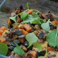 Salade de légumes d'hiver rôtis aux algues