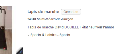 Sports : l’une des catégories bons plans de Paruvendu