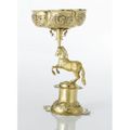 A Continental Silver-gilt Figural Tazza, probably Moldavian or Transylvanian, mid 17th century