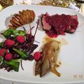 Magret de canard aux framboises