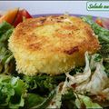 Salade au St Marcelin pané pour “Josefine Mag”