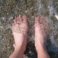 Les pieds dans l'eau...