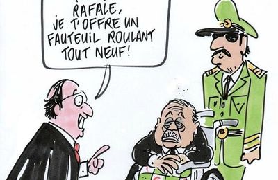 Hollande en Algérie - par Schvartz - Charlie Hebdo N°1195 - 17 juin 2015