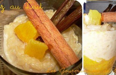 Riz au lait de coco et salade d'oranges à la cannelle