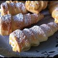 Cornets à la crème pâtissière