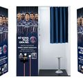 Nouveaux maillots pour le PSG, nouveaux photos funs pour les cabines Photomaton !