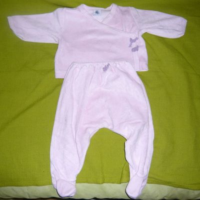 Pyjama Petit Bateau Rose3 mois