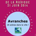 le programme de la fête de la musique à Avranches - samedi 21 juin 2014