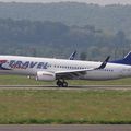 Aéroport-Tarbes-Lourdes-Pyrénées-LFBT : Boeing 737-8CX , Travel Service , OK-TVO