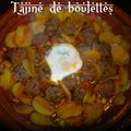 Tajine de boulettes de viande hachée